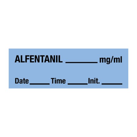 Alfentanil___mg/ml DTI 1/2 X 500 Blue W/Black